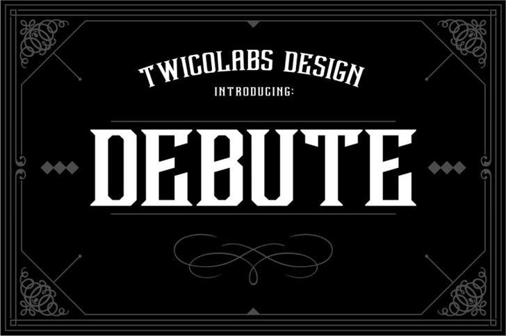 Free Debute Font