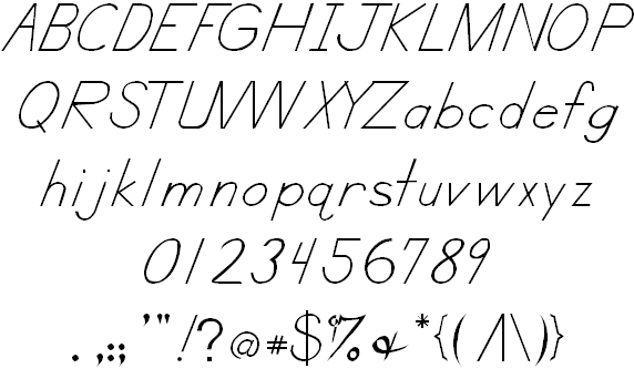 Free MSDWT Manuscript Font