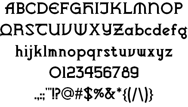 Free Vlaanderen Font