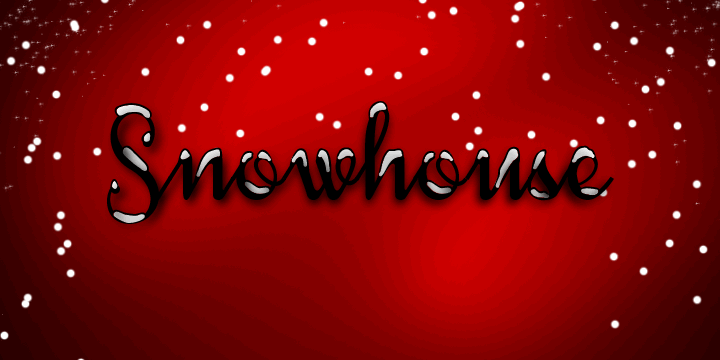 Free Snowho Font