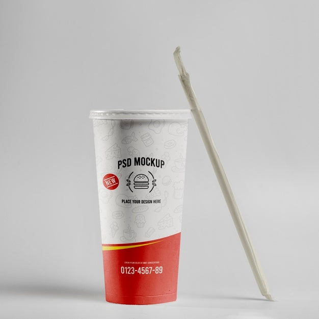 Free Fast Food Branding Mockup Design Psd