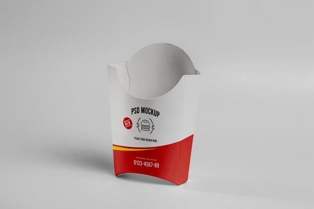 Free Fast Food Branding Mockup Design Psd