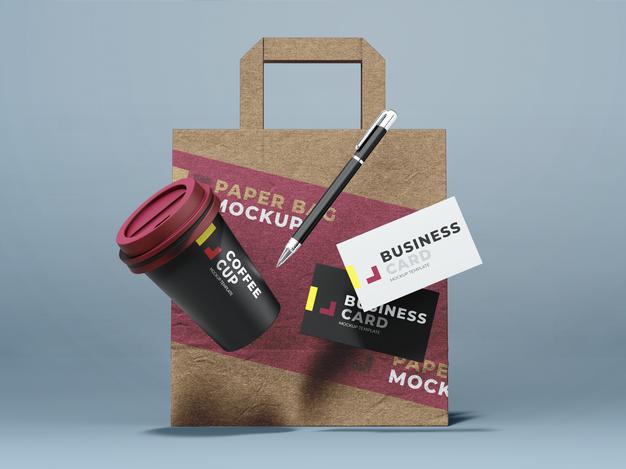 Free Fast Food Take Away Mockup Psd