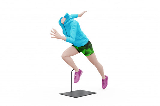 Free Female Sport Outfit Mock-Up Isolated Psd