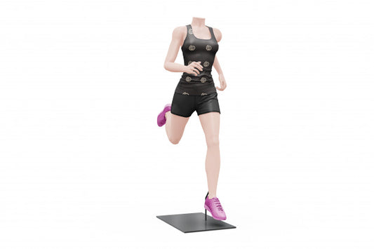 Free Female Sport Outfit Mock-Up Isolated Psd