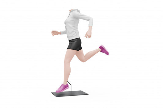 Free Female Sport Outfit Mock-Up Isolated Psd