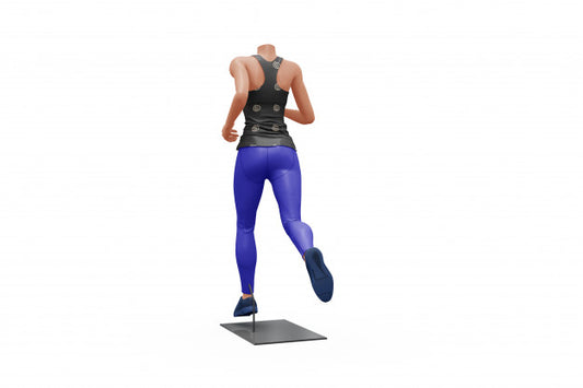 Free Female Sport Outfit Mock-Up Isolated Psd