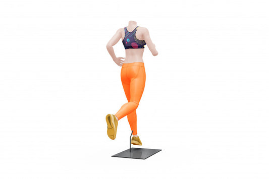 Free Female Sport Outfit Mock-Up Isolated Psd