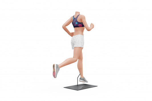 Free Female Sport Outfit Mock-Up Isolated Psd