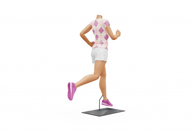 Free Female Sport Outfit Mock-Up Isolated Psd