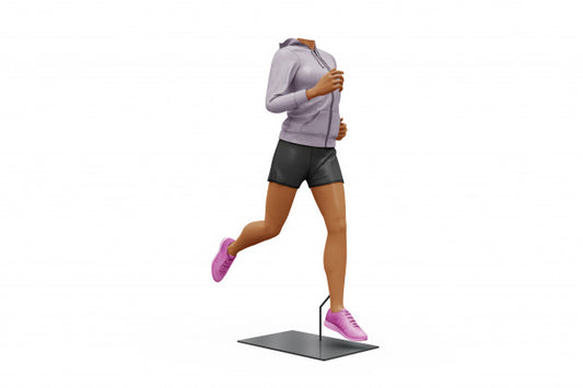 Free Female Sport Outfit Mock-Up Isolated Psd