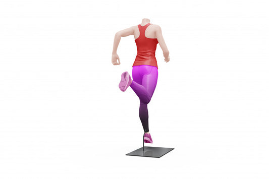 Free Female Sport Outfit Mock-Up Isolated Psd