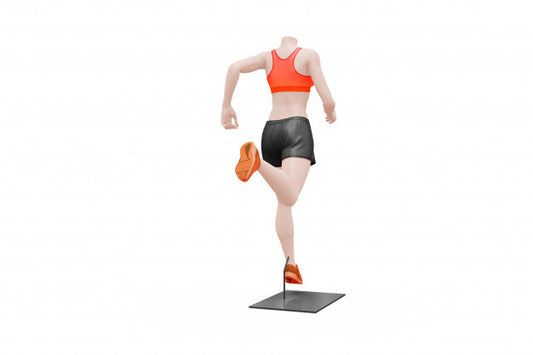 Free Female Sport Outfit Mock-Up Isolated Psd