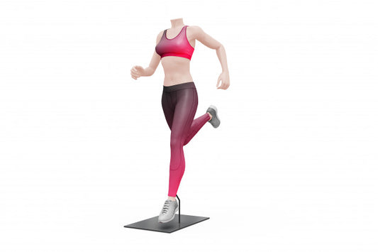 Free Female Sport Outfit Mock-Up Isolated Psd