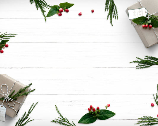 Free Festive Copy Space Design Wallpaper Mockup Psd