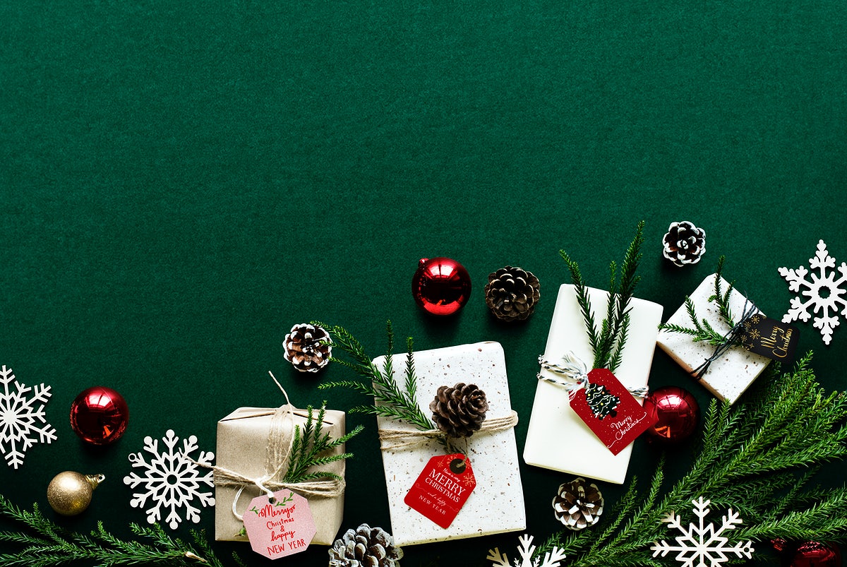 Free Festive Copy Space Design Wallpaper Mockup