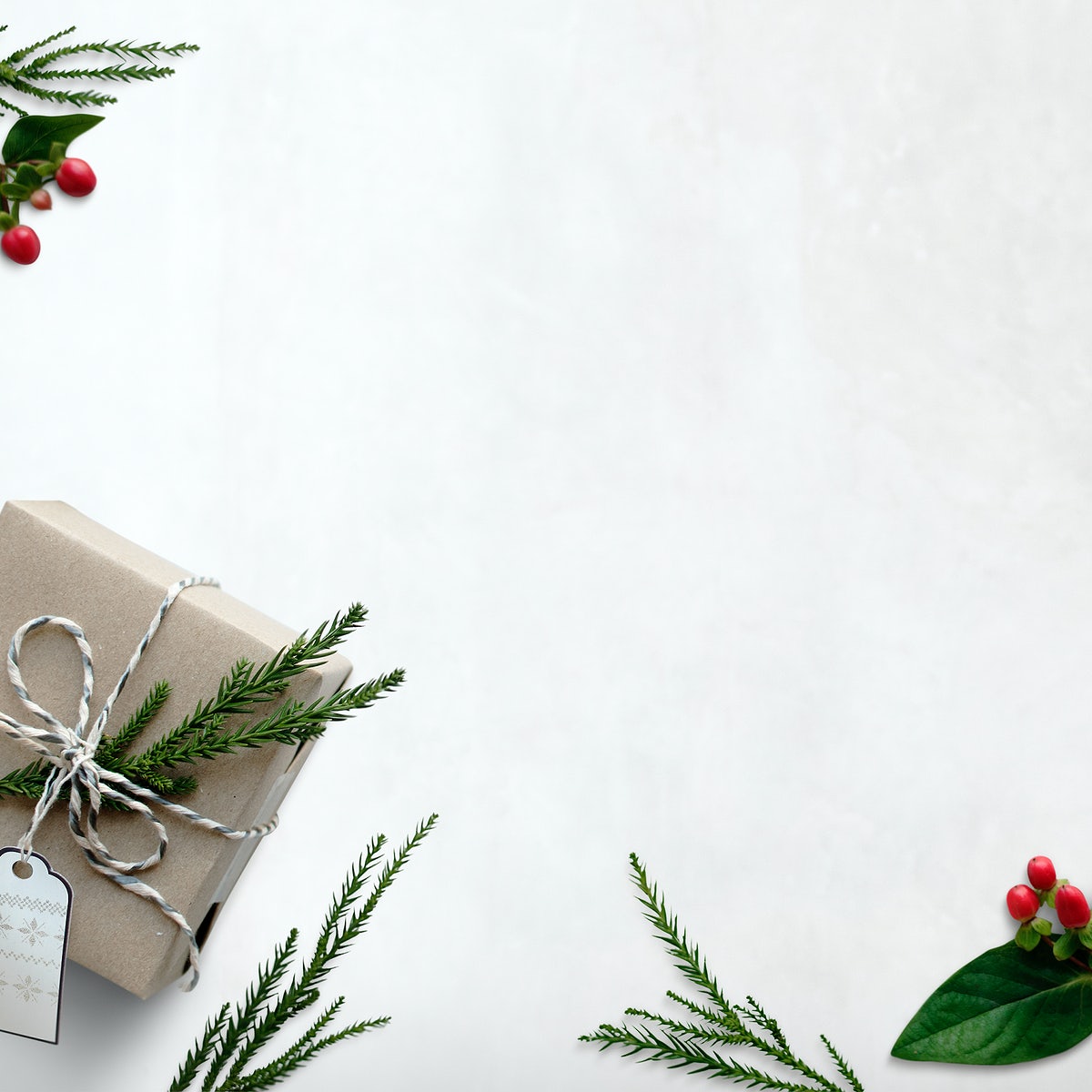 Free Festive Copy Space Design Wallpaper Mockup