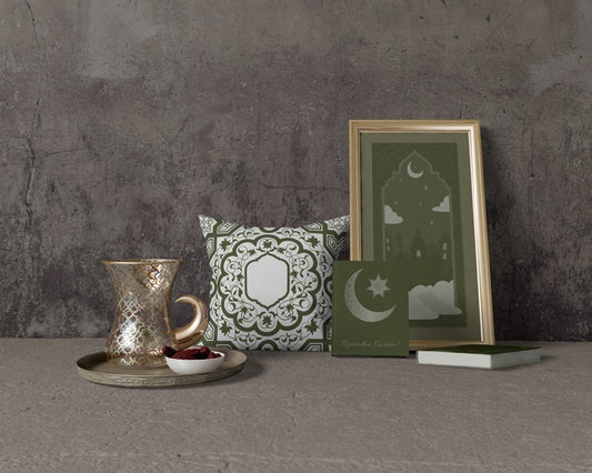 Free Festive Ramadan Composition Mock-Up Psd