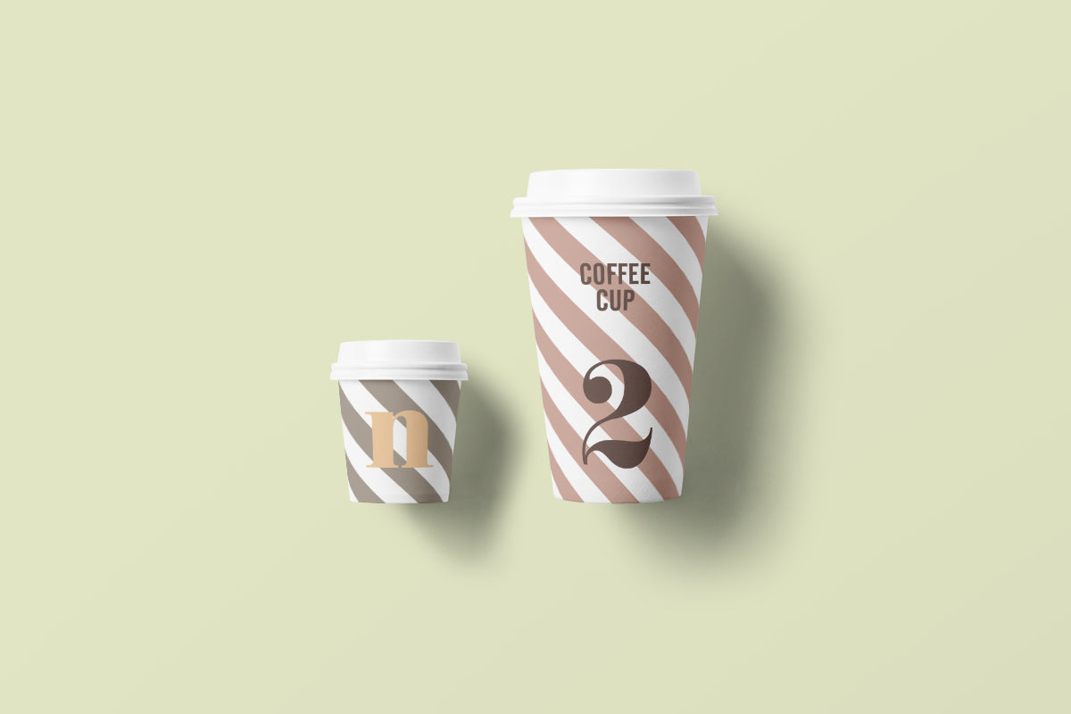 Free Fine Paper Cup Mockup