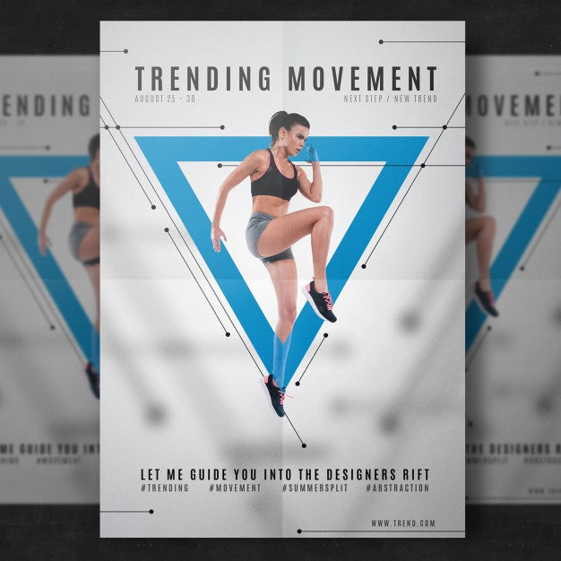 Free Fitness Flyer Template Psd