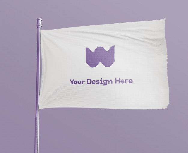 Free Flag Mockup Psd