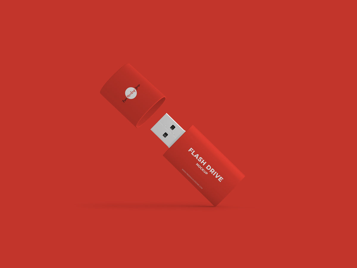 Free Flash Drive Mockup Psd