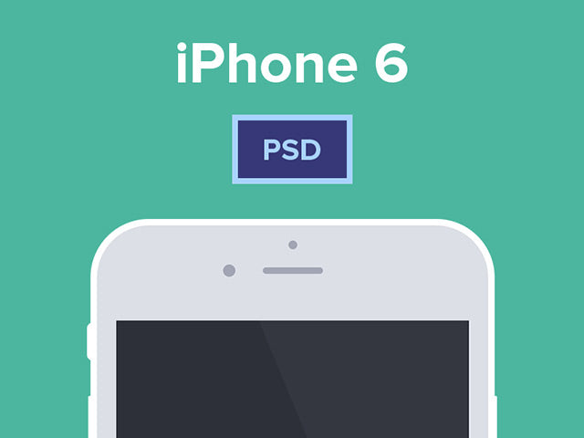 Free Flat Iphone 6 & 6 Plus Mockups