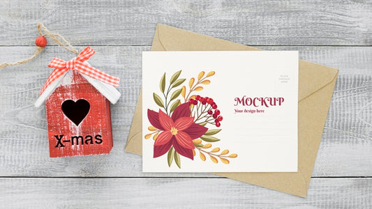 Free Flat Lay Christmas Eve Assortment Psd