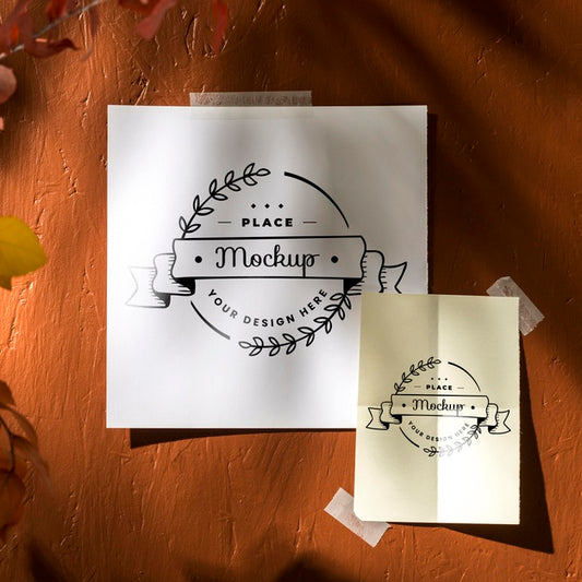 Free Flat Lay Of Beautiful Autumn Moodboard Mock-Up Psd