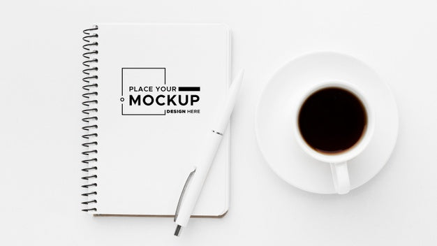 Free Flat Lay Of Desk Concept Mock-Up Psd