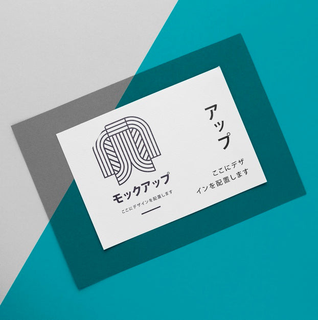 Free Flat Lay Various Japanese Mock-Up Document Psd