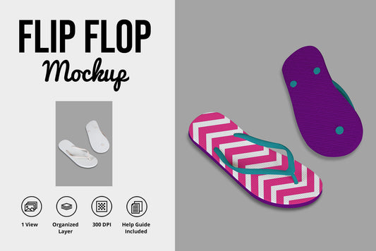 Free Flip Flop Mockup