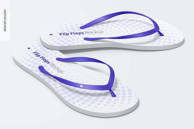 Free Flip Flops Mockup Psd