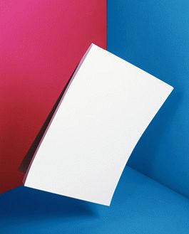 Free Floating Notepad Mockup