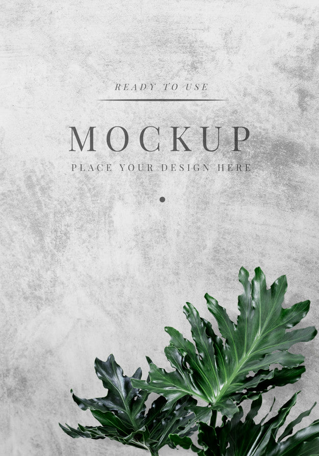 Free Floral Cover Mockup Psd