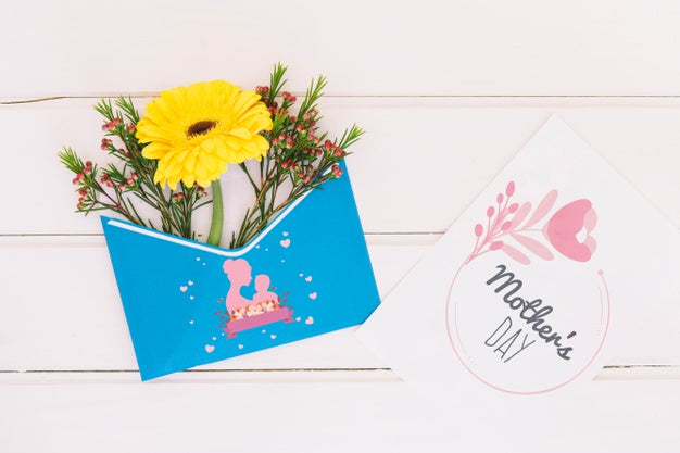 Free Floral Mothers Day Mockup Psd