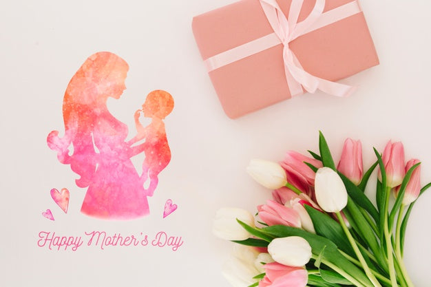 Free Floral Mothers Day Mockup Psd