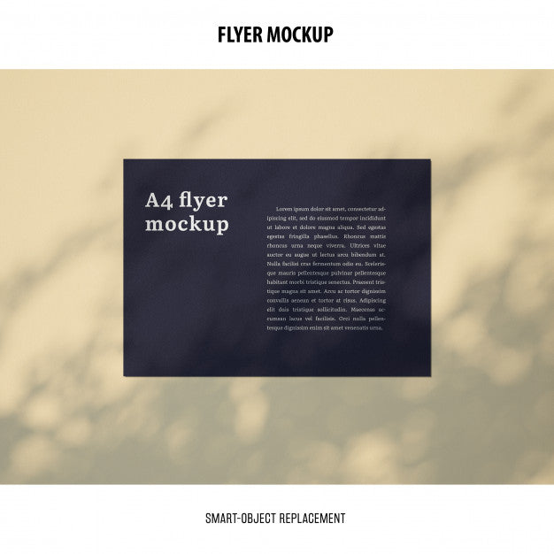 Free Flyer Mockup Psd