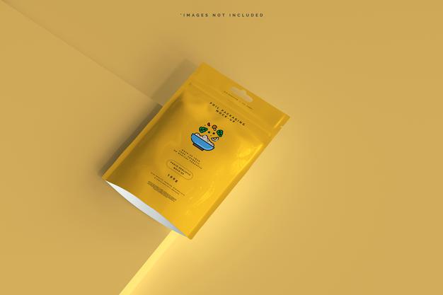 Free Foil Packaging Mockup Psd