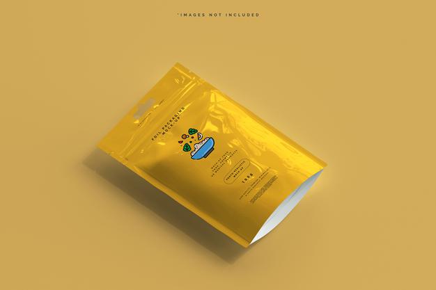 Free Foil Packaging Mockup Psd