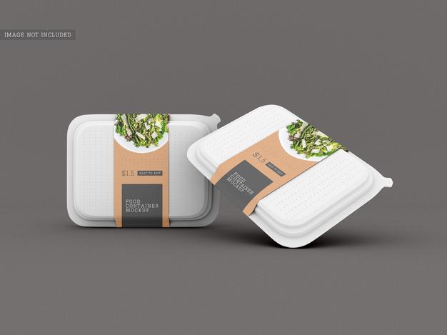 Free Food Box Packaging Mockup Psd