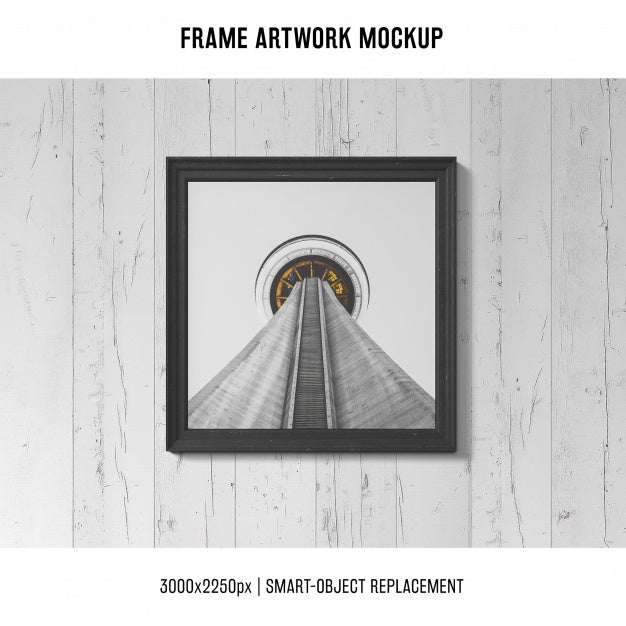 Free Frame Artwork Mock Up Psd