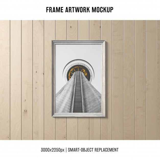 Free Frame Artwork Mock Up Psd