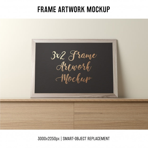 Free Frame Artwork Mockup Psd