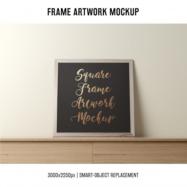 Free Frame Artwork Mockup Psd