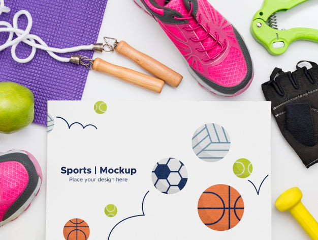 Free Frame Of Sport Equipment Psd