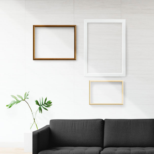 Free Frames In A Living Room Psd