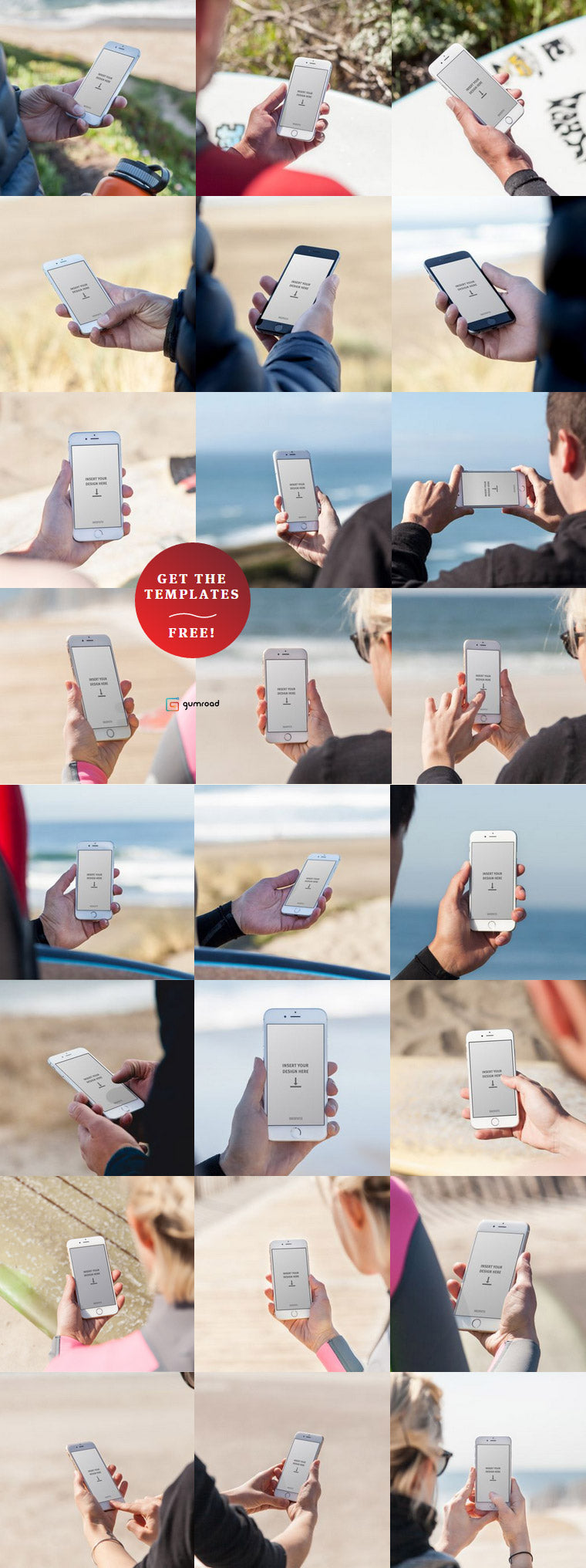 Free 20+ iPhone 6 Mockup Templates