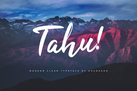 Free Tahu Script Font