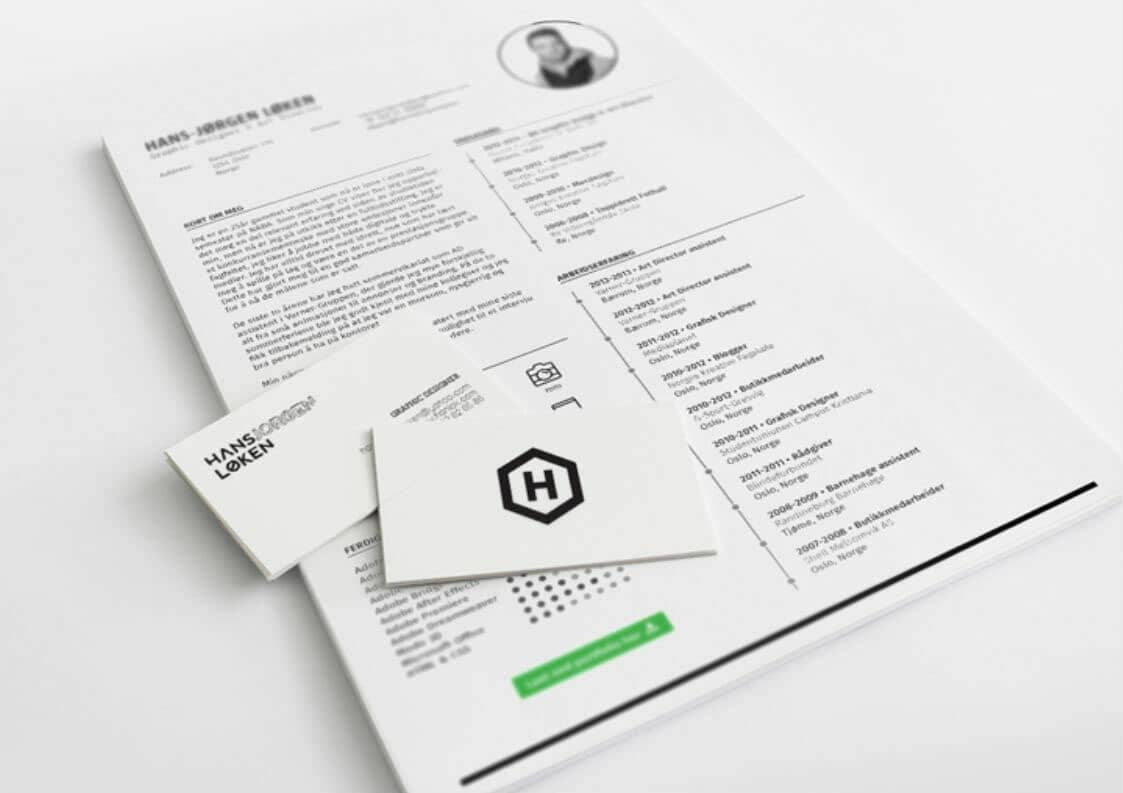 Free Resume Template and CV in Indesign (INDD) Format